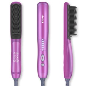 Elehot - La meilleure brosse lissante pour cheveux frisés / crépus